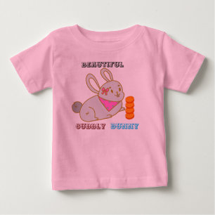 Beautiful Cuddly Bunny Baby Pink T-Shirt