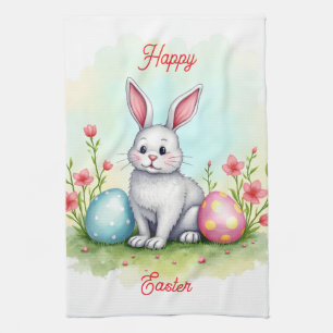 Beautiful Cute Easter Bunny Collection Kitchen Towel