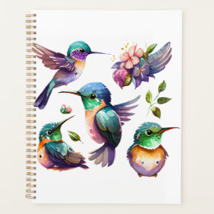 Beautiful & Cute Hummingbirds for Bird Lovers on Planner