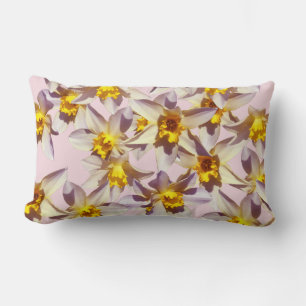 Beautiful Daffodils Flowers Lumbar Cushion