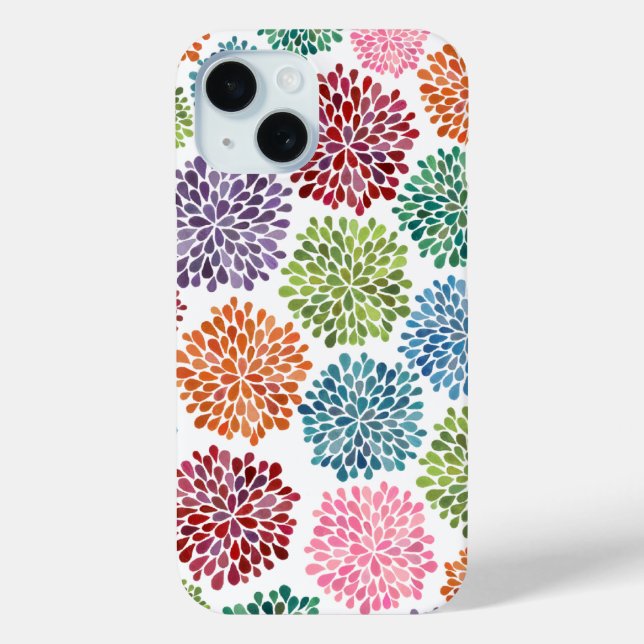 Beautiful Dahlia Flowers Iphone Case Mate (Back)
