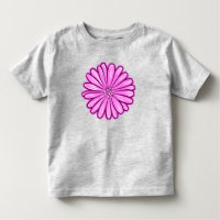 Beautiful Daisy Flower, Halftone Illustration