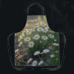 Beautiful Daisy Flowers in Bloom Nature Photo      Apron<br><div class="desc">Bring a touch of nature into your kitchen with this beautiful white daisy floral apron. Featuring delicate white daisies with bright yellow centers and soft botanical details, this design adds a fresh spring garden feel to your cooking and baking routine. Perfect for chefs, bakers, gardeners, and flower lovers, this stylish...</div>