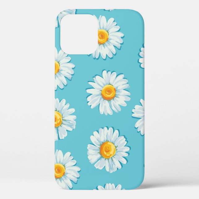 Beautiful daisy flowers seamless pattern Case-Mate iPhone case (Back)