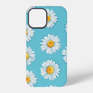 Beautiful daisy flowers seamless pattern iPhone 12 case