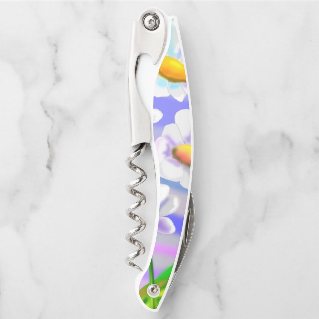 Beautiful Daisy Flowers - Spring - Drawing Corkscrew (Front)