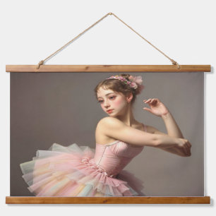 Beautiful dancer with sweet colors Tapiz Hanging Tapestry