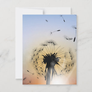  Beautiful Dandelion Holiday Card