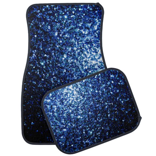 Beautiful Dark Blue glitter sparkles Car Liners