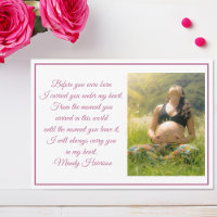 Beautiful Daughter from Mom Poem Custom Photo