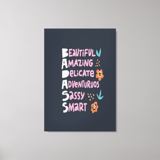Beautiful Day Beautiful Art Canvas Print (Front)