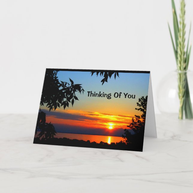 Beautiful Day From Sunrise To Sunset Card (Front)