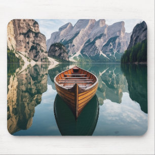 Beautiful day on the mountains mouse pad