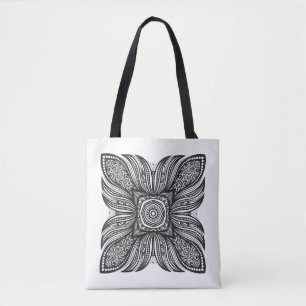 Beautiful Decor Square Doodle 2 Tote Bag