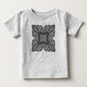 Beautiful Decor Square Doodle Baby T-Shirt