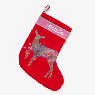 Beautiful Deer Christmas Stocking