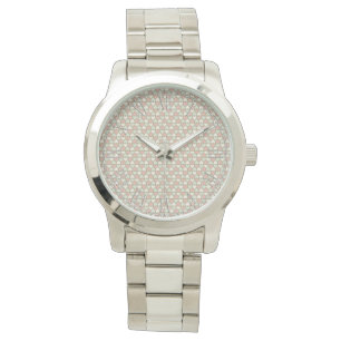 Beautiful Delicate Pastel Colour Heart Pattern Watch