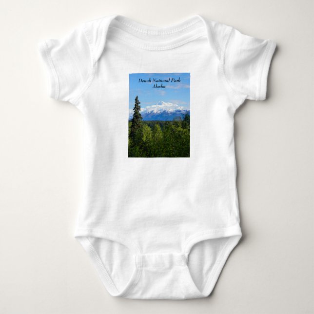 Beautiful Denali Baby Bodysuit (Front)