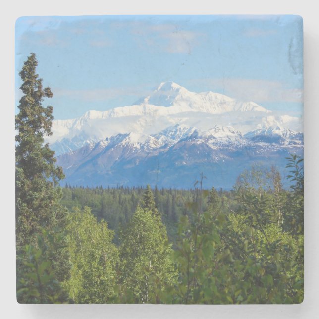 Beautiful Denali Stone Coaster (Front)