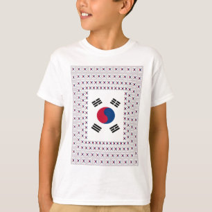 Beautiful Diagonal Korean Flag: An Infinite Art T-Shirt