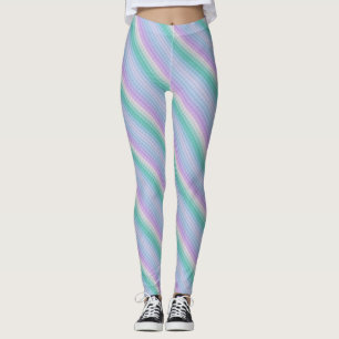 Beautiful Diagonal Stripes Leggings