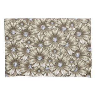 Beautiful Diamond Flowers - Pillowcase