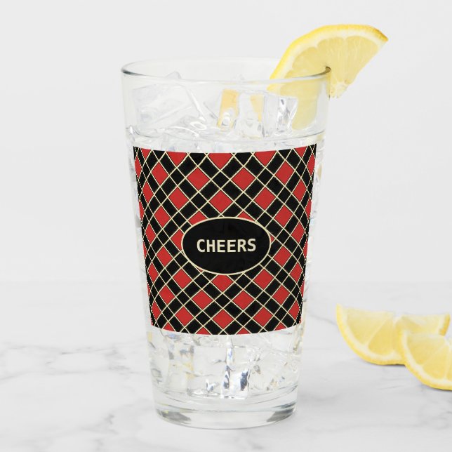 Beautiful Diamond Pattern Glass (Back Ice)