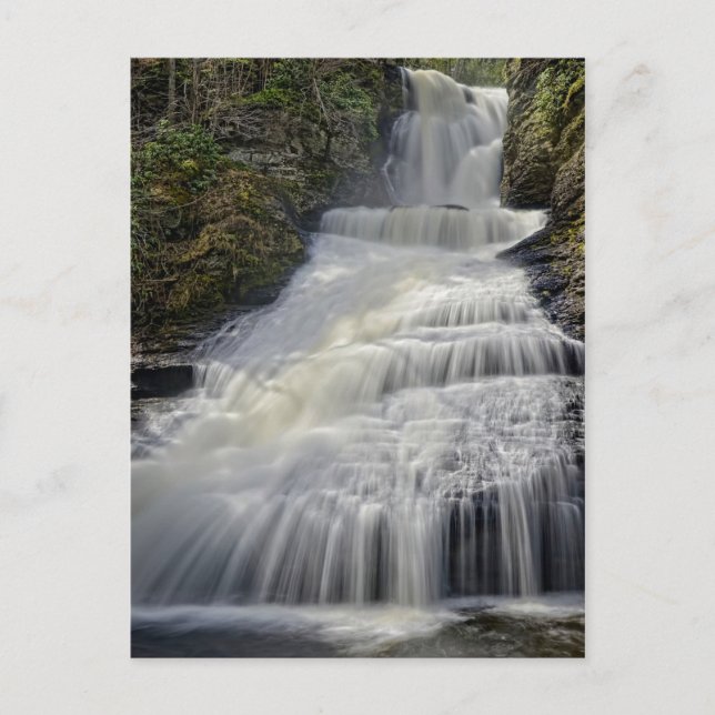Beautiful Dingmans Falls Postcard (Front)