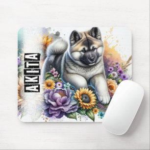 Beautiful Dog Breeds/Akita Dog Mouse Pad