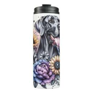 Beautiful Dog Breeds/Great Dane Dog  Thermal Tumbler