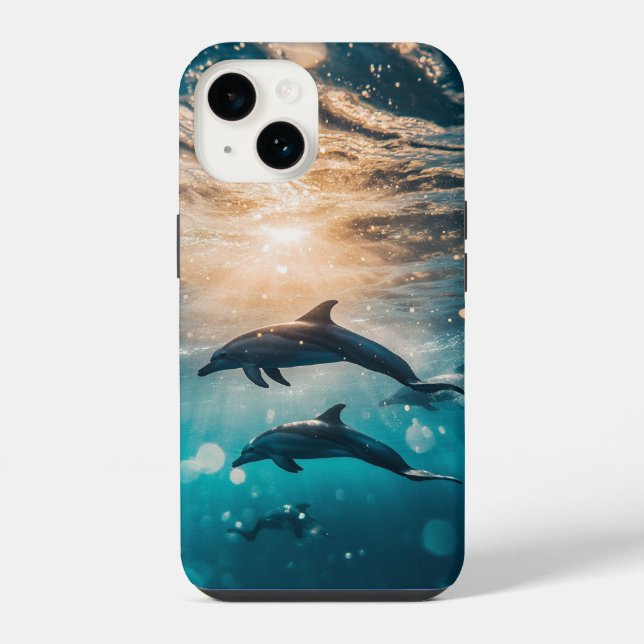 Beautiful Dolphins iPhone / iPad case (Back)