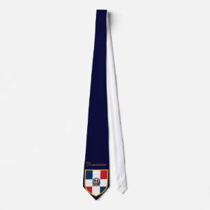 Beautiful Dominican Republic Flag Tie
