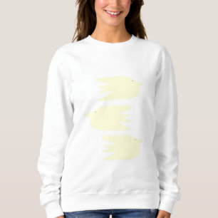 beautiful doves painting art sweatshirt