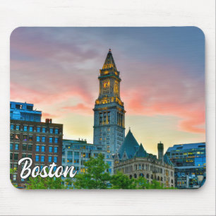 Beautiful Downtown Boston, Massachusetts, USA Mouse Pad