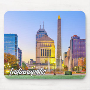 Beautiful Downtown Indianapolis, Indiana, USA Mouse Pad