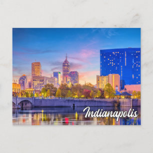 Beautiful Downtown Indianapolis, Indiana, USA Postcard
