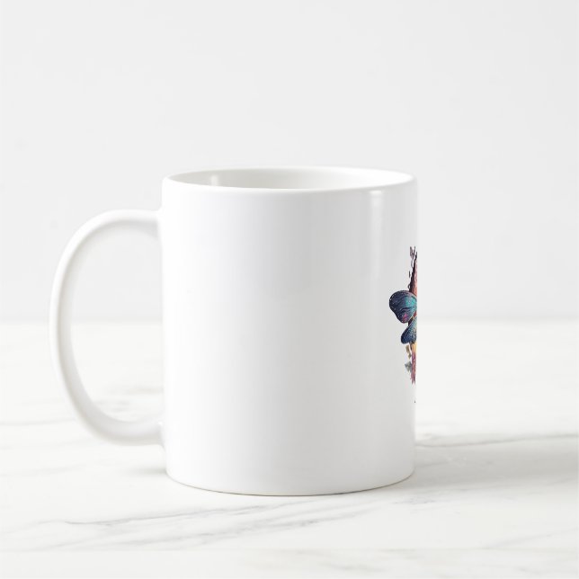 Beautiful Dragonfly Coffee Mug (Left)