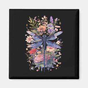 Beautiful Dragonfly Watercolor Art Insect Lover Ea Magnet