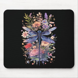 Beautiful Dragonfly Watercolor Art Insect Lover Ea Mouse Pad