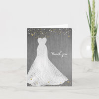 Beautiful Dress on Gold Hanger Bridal Shower
