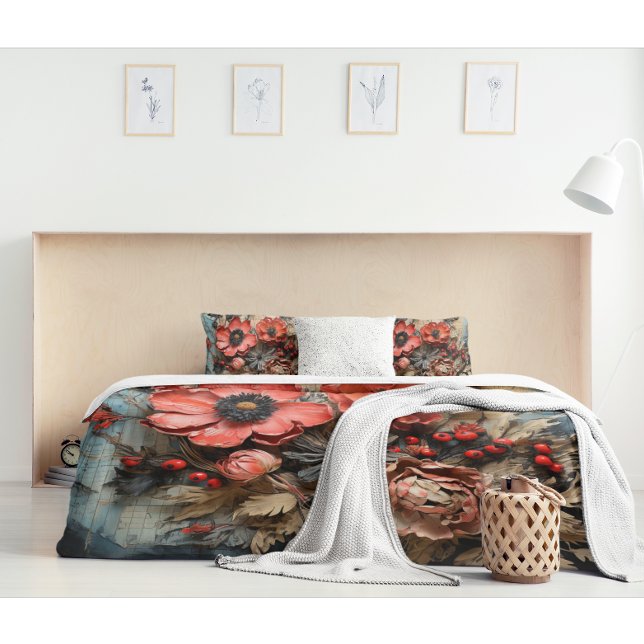 Beautiful Dried Flower Arrangement Pillowcase (Creator Uploaded)