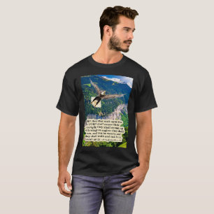 Beautiful Eagle Scripture Isaiah 40:31  T-Shirt