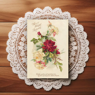 Beautiful Early 1900's Vintage Birthday Greeting Postcard