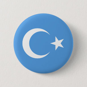 Beautiful East Turkestan Xinjiang Flag 2 Inch Round Button