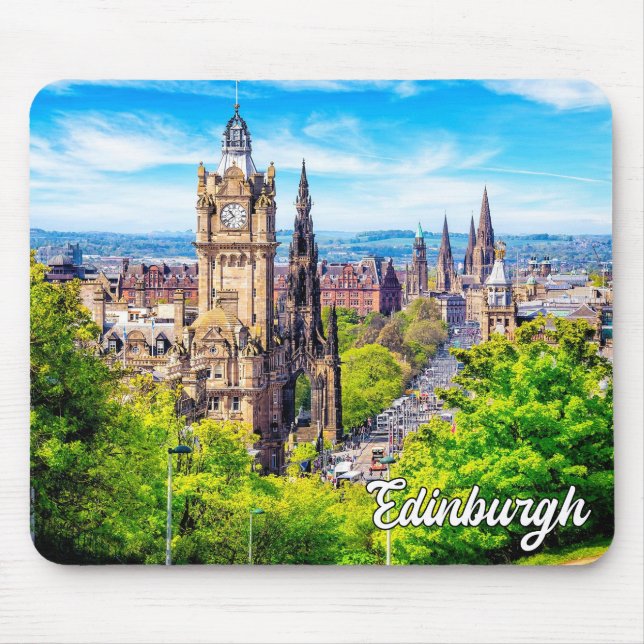 Beautiful Edinburgh, Scotland, United Kingdom Mouse Pad (Front)