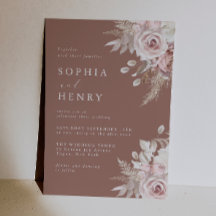 Beautiful Elegance: Blush Floral Roses Wedding