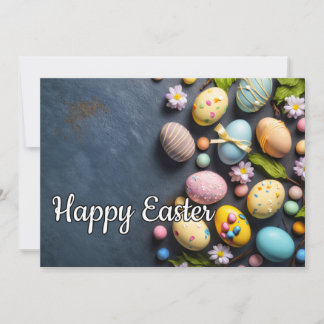 Beautiful Elegant Festive Easter Collage Holiday Card