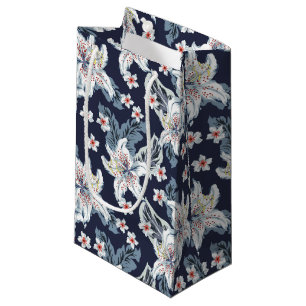 Beautiful elegant flower pattern small gift bag