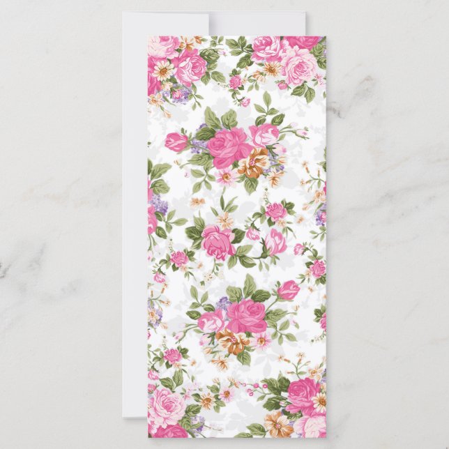 Beautiful elegant girly vintage roses flowers (Front)