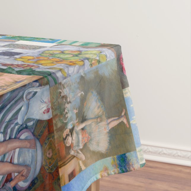 Beautiful Elegant Impressionist Art Tablecloth (In Situ)